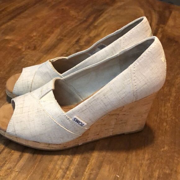 TOMS - WOMENS CLASSIC WEDGE size 7.5 - Picture 5 of 9